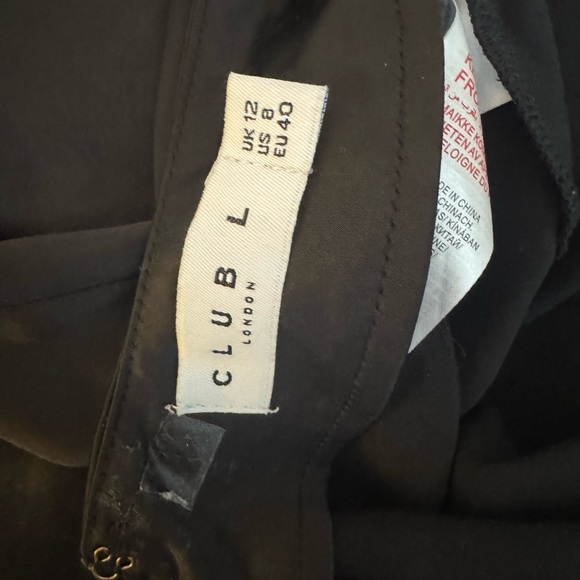 Club London black halter gown - Picture 8 of 10